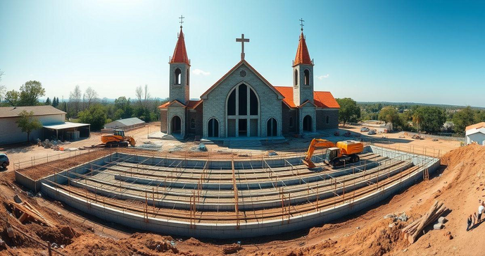 Passo a passo para a construção de igreja eficiente e segura